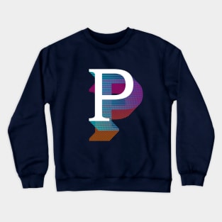 Letter P Crewneck Sweatshirt